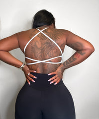 The Halter Cross Top