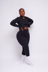 Black Cropped Mini Jacket PRESALE