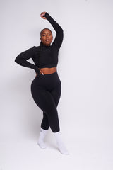 Black Cropped Mini Jacket PRESALE