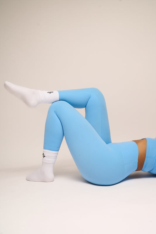 Sky Blue Essential High Waist Leggings PRESALE