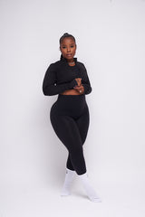 Black Cropped Mini Jacket PRESALE