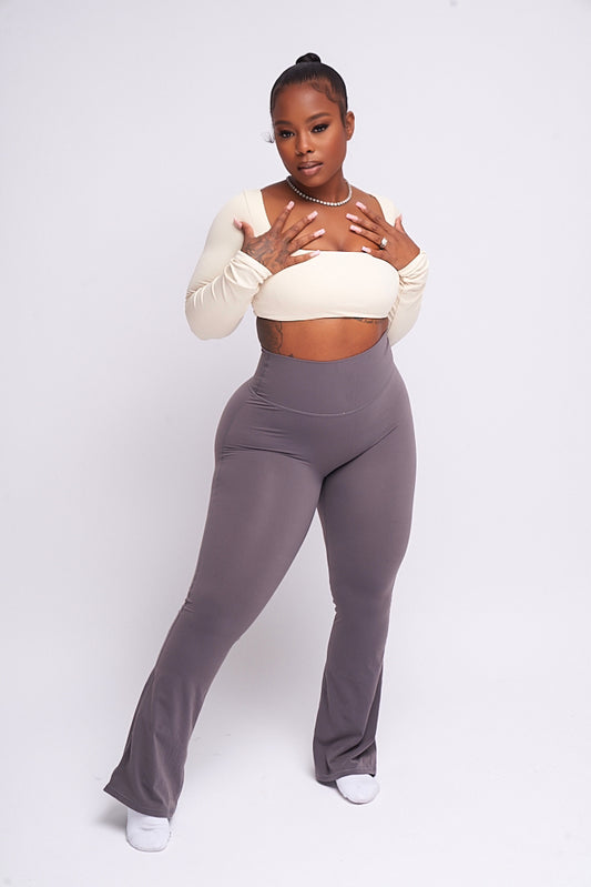 Cream Cropped Mini Scoop Top PRESALE