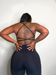 The Halter Cross Top